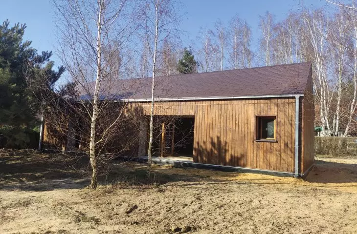 houses in straw-bale technology do not differ visually from buildings built in a traditional way