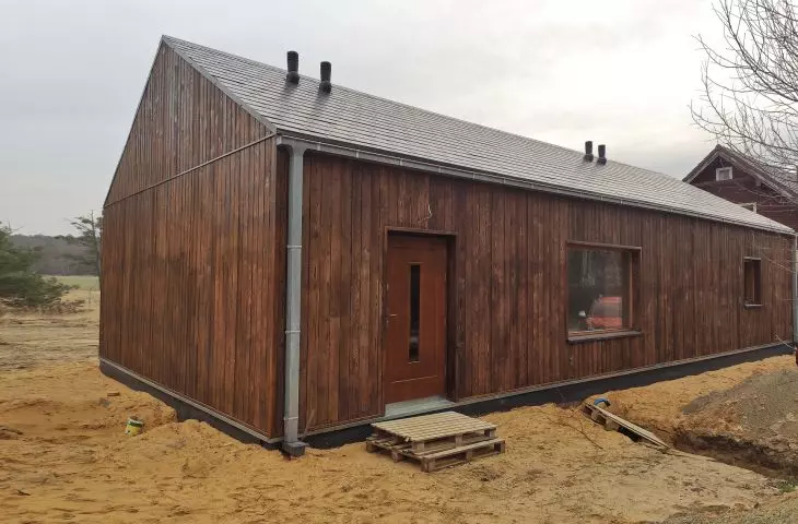houses in straw-bale technology do not differ visually from buildings built in a traditional way