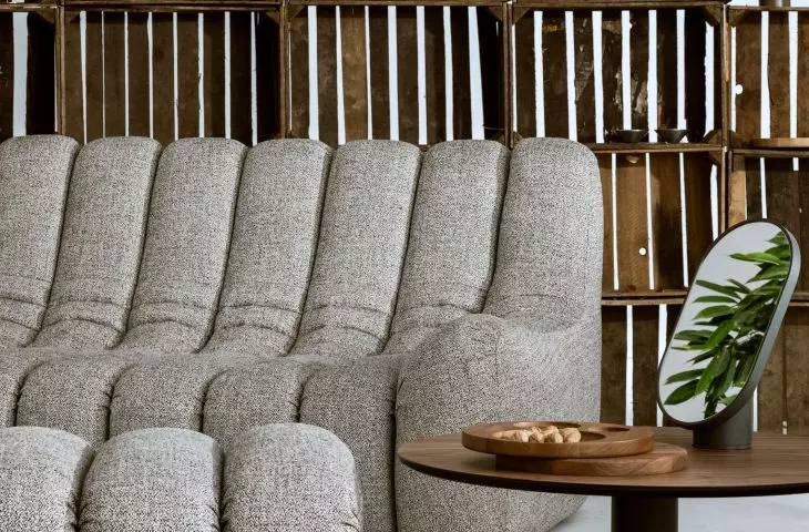 Sofa i pufa Wadi, stolik Oo