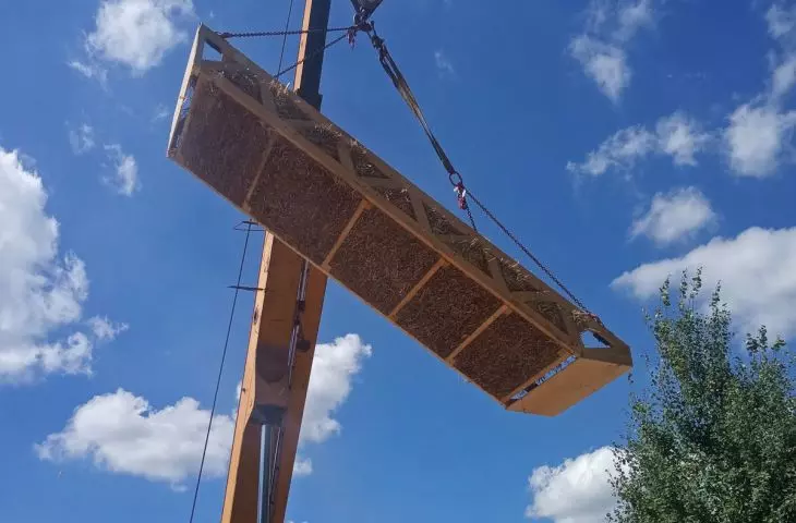 transportation and installation of panels on site significantly speeds up the construction process 