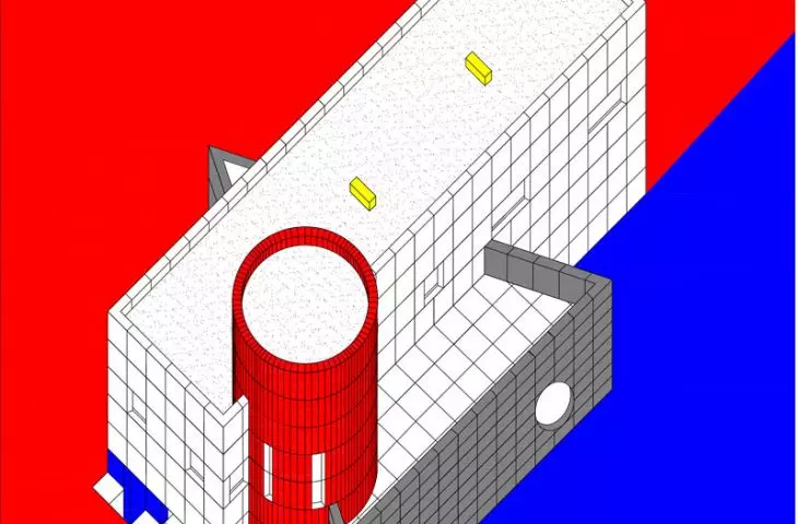 Second Prize, axonometry