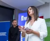 Maciej Franta and editor-in-chief of A&B - Malgorzata Tomczak at Rzeszow University of Technology
