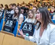 Editor-in-chief of A&B - Malgorzata Tomczak and students of Rzeszow University of Technology