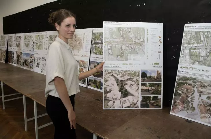 Studentka Wydziału Architektury Politechniki Krakowskiej Zuzanna Fijak