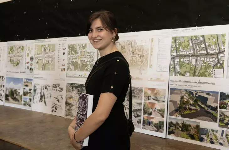 Studentka Wydziału Architektury Politechniki Krakowskiej Sylwia Madej