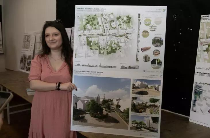 Studentka Wydziału Architektury Politechniki Krakowskiej  Aleksandra Jachimczyk