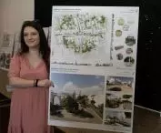 Studentka Wydziału Architektury Politechniki Krakowskiej  Aleksandra Jachimczyk