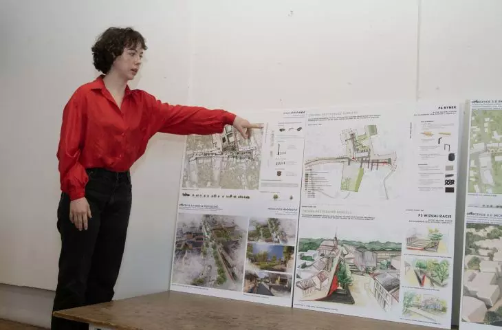 Studentka Wydziału Architektury Politechniki Krakowskiej  Halszka Cichoń