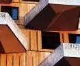 Perforated balcony railings