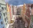 The terrace of the Golden Gate offers a beautiful view of Dluga Street. It will soon be available to residents and tourists