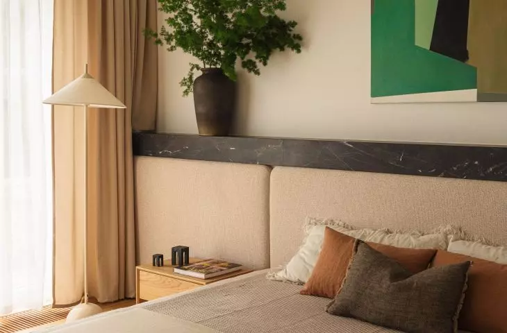 Architects opted for warm earth tones