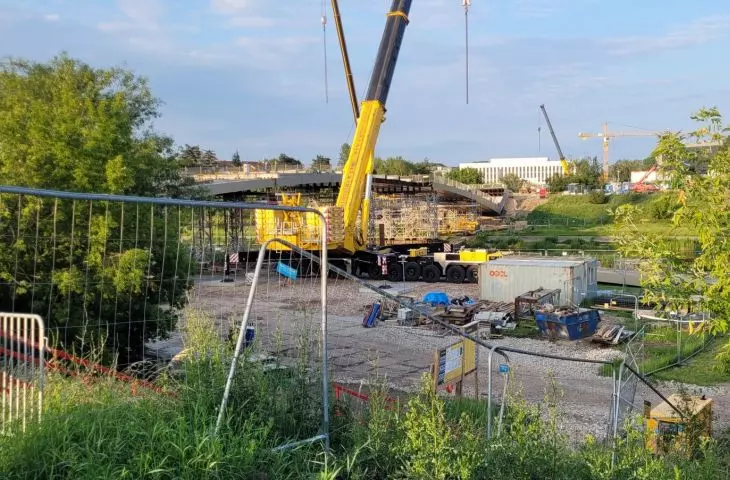 Budowa Mostów Berdychowskich w Poznaniu, czerwiec 2024 r.