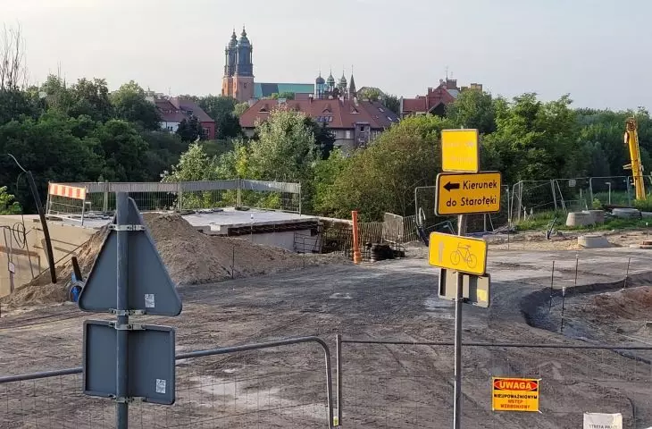 Budowa Mostów Berdychowskich w Poznaniu, czerwiec 2024 r.
