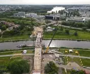 Budowa Mostów Berdychowskich w Poznaniu, czerwiec 2024 r.