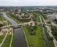Construction of the Berdychowski Bridges in Poznań, June 2024.