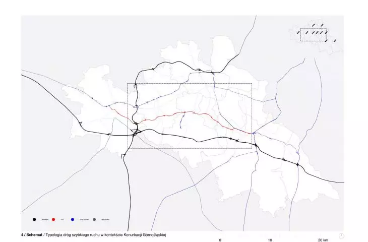 Typology of expressways in the context of the Upper Silesian conurbation