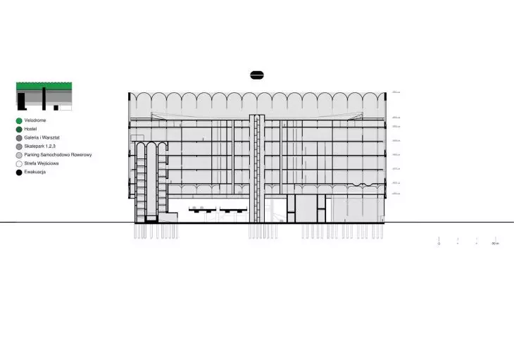cross-section A-A