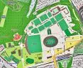 Mapa okolicy Stadionu Olimpijskiego w Berlinie