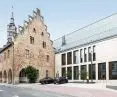 Roof of Korbach town hall with standing seam technology