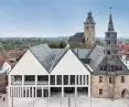 Combining the durability of natural materials - zinc and slate on the roof of City Hall