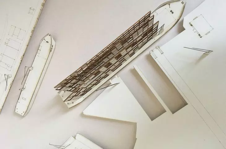 Floating skyscraper project
