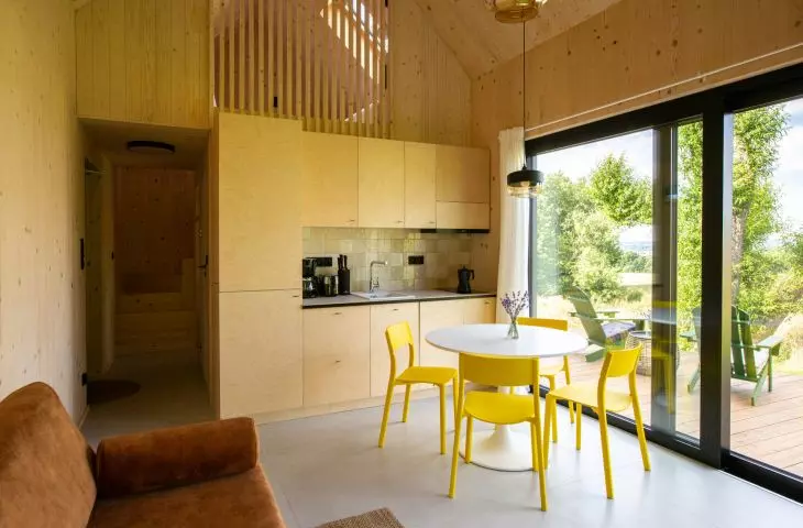 most of the furniture (in the kitchen and in the bedrooms) was designed and made by Marlena and Marek