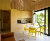 most of the furniture (in the kitchen and in the bedrooms) was designed and made by Marlena and Marek