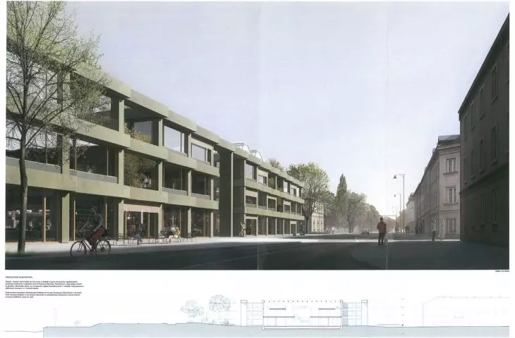 First place- project of BBGK Architekci studio