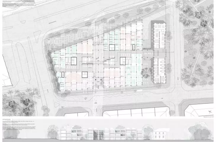 First place- project of BBGK Architekci studio