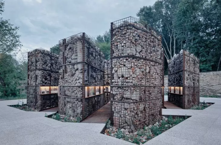 exposed ruins