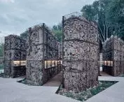 exposed ruins