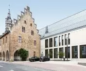 Roof of Korbach town hall with standing seam technology