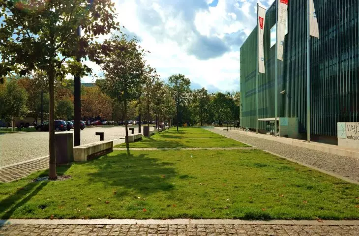 Fire road made with NetTurf technology, Museum of the History of Polish Jews