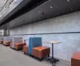 Metal Custom R-H 200 allows to hide the suspension system giving the ceiling a monolithic appearance. The alignment of the panels makes the ceiling easy to install and remove, and provides unobstructed access to the space above. 