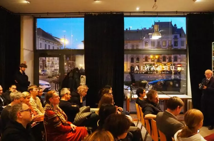 interior of the SARP Gallery at Szczepanski Square in Krakow