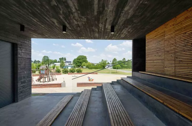 Outdoor cinema in Suszec
