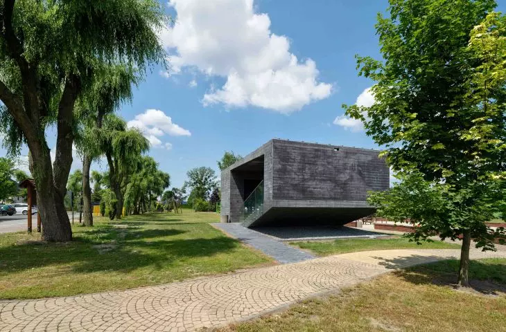 Outdoor cinema in Suszec