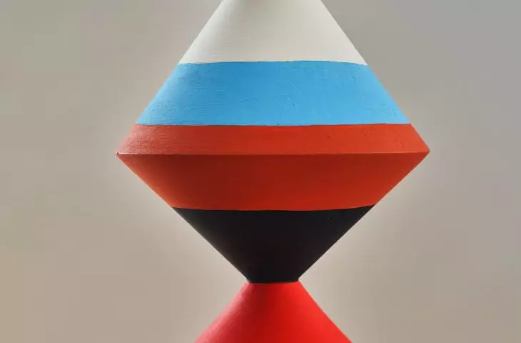 Totems are painted by hand