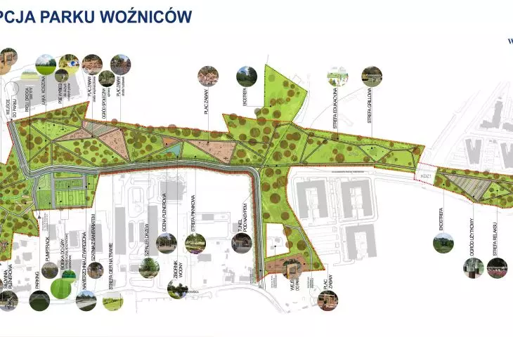 Concept of the Woznica Park