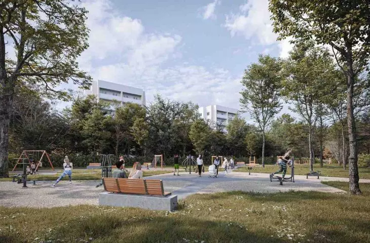 Visualization of Woznica Park