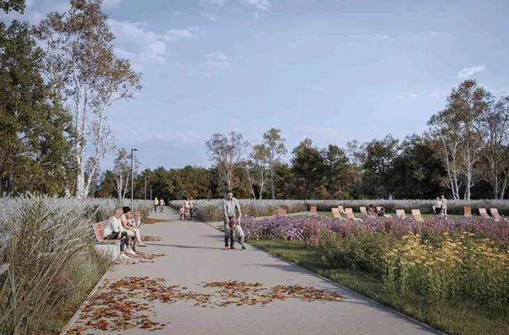 Visualization of Woznica Park