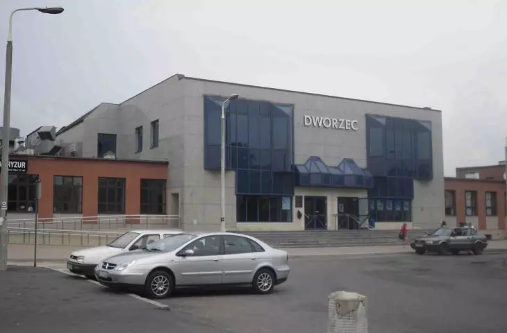 The current railway station in Chelm