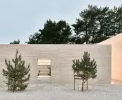 Fifty pine trees were planted on the columbarium grounds