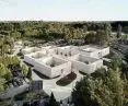 The complex consists of seven modules - six cemetery chambers of similar size and a larger adapted pre-burial house