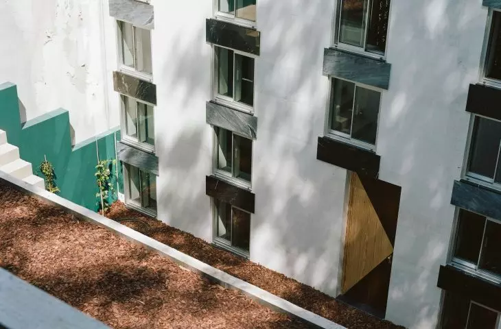 widok od podwórza