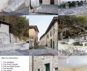 seria interwencji w Castel San Pietro w Szwajcarii (proj.: studioser Architects ETH OTIA SIA)