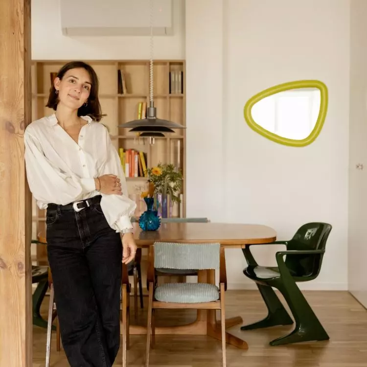 Catherine Burak's apartment is located in the attic of an apartment building