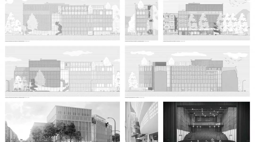 Wyróżnienie równorzędne - proj.: CDF Architekci
