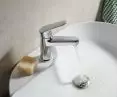 Otava standing washbasin faucet with economy aerator