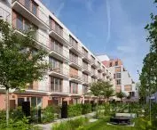 Podwórze apartamentowca projektu UNStudio